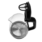 Превью картинка Чайник Lex LXK 30010-2,чайник стеклянный (черный) #4