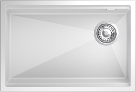 Картинка Rivelato LINO 654-R 1-чаш 650*440 Белый 101