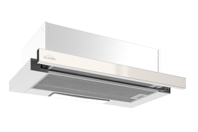 Картинка Elikor Интегра GLASS 60П-650-В2Л белый/стекло бежевый