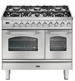 Картинка ILVE PD106DNE3/SSC нержавеющая сталь (фурн. хром)