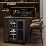 Превью картинка Шкаф винный встраиваемый Weissgauff WWCI-16 DB DualZone #17