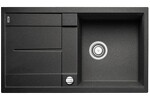 Превью картинка Гранитная мойка Blanсo METRA 5 S-F SILGRANIT PuraDur антрацит, с клапаном-автоматом #1