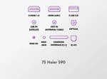 Превью картинка Телевизор Haier H75S90GUX #17
