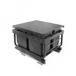 Превью картинка Vibo KOMBI 2.0 MINI M45W Система сортировки и хранения, 3 емкости (16л+7л+7л), креп. фасада, полн.выдв., плавн.закр. направл. Nova Pro, крышка-полка (MKOMBI2GME453SCGMRF) #1