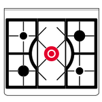 Превью картинка Центр варочный ILVE M30DNE3/SSG нержавеющая сталь (фурн. латунь) #3