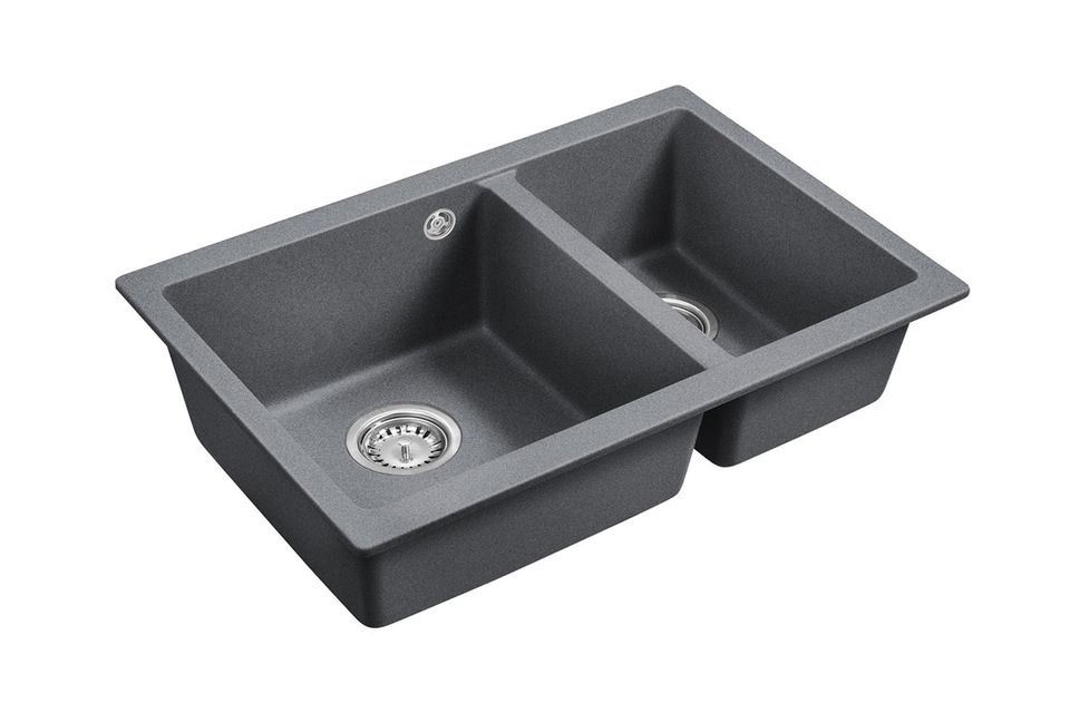 Фото Кварцевая мойка EMAR EMQ-2665.PL Антрацит