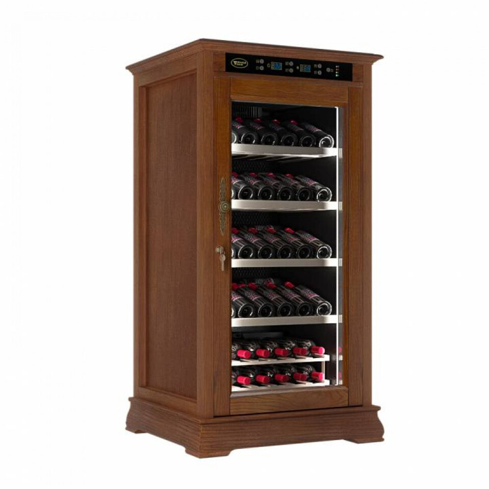 Фото Шкаф винный  Cold Vine Винный холодильник (шкаф) компрессорный COLD VINE С66-WN1(CLASSIC)