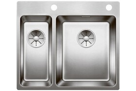 Картинка Blanсo ANDANO 340/180-IF-A нерж. сталь зеркальная полировка с кл.-авт. PushControl