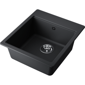 Картинка Omoikiri Мойка Akari 45-BL Tetogranit/черный