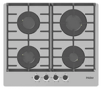 Превью картинка Haier духовой шкаф HOX-P11CGBG + газовая варочная панель HHX-G64CNG #7