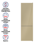 Превью картинка Холодильник с нижней морозилкой Maunfeld MFF200NFBG #1
