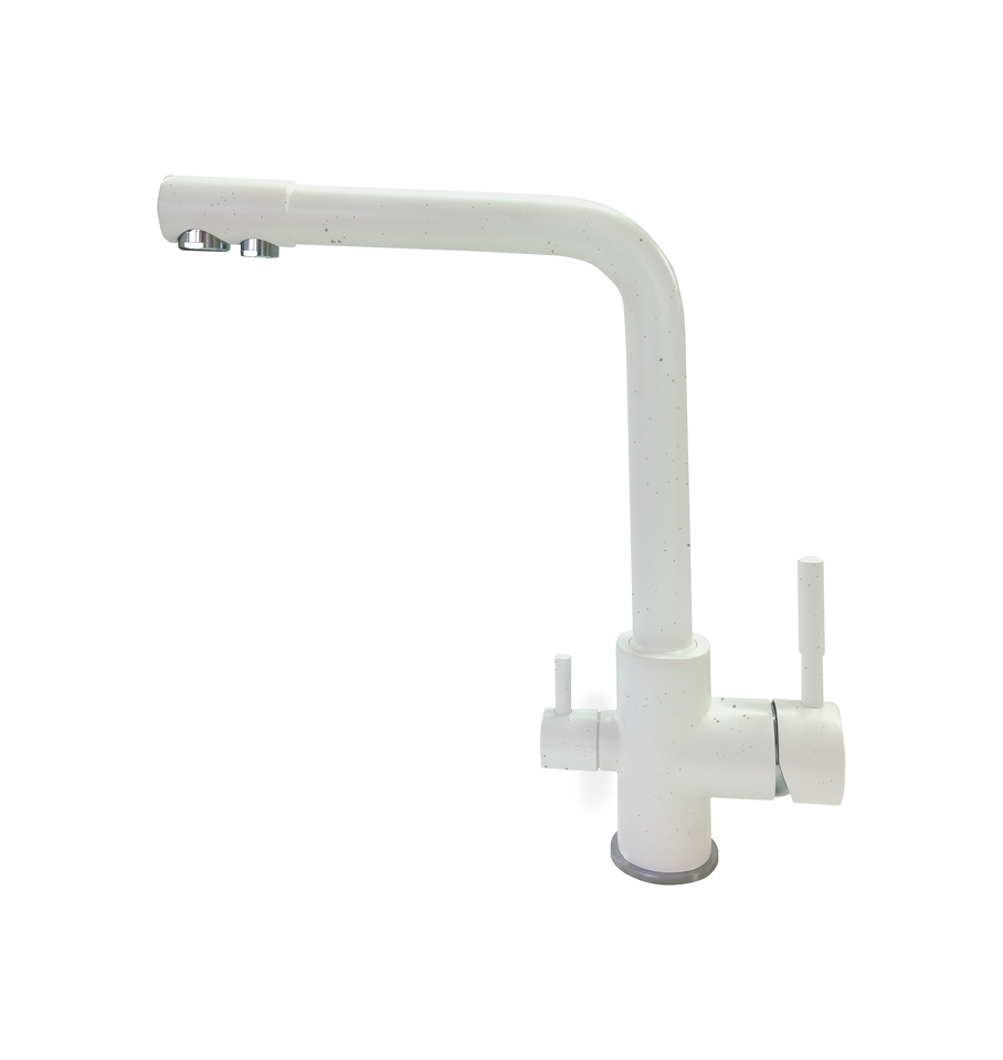 Фото Смеситель для кухни Lex BIFERNO WHITE смеситель