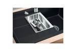 Превью картинка Гранитная мойка Blanсo METRA 6S Compact SILGRANIT PuraDur антрацит с клапаном-автоматом #9
