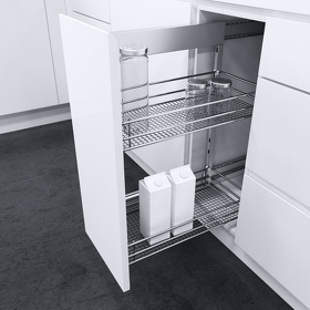 Картинка Vauth-Sagel Бутылочница SAPHIR-2, выдвижной фасад 300 мм, хром