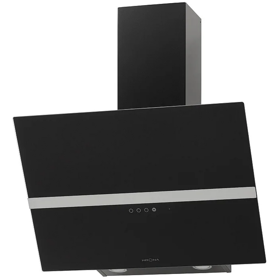 Фото Наклонная вытяжка KRONA GABRIELE E 600 black/inox 1 S