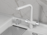 Превью картинка Смеситель для кухни GRANULA 5008, АРКТИК #1