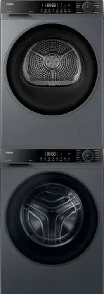Фото Комплект стиральной и сушильной машины Haier X5 7+7 кг в сером цвете