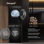 Превью картинка Машина сушильная Weissgauff WD 5910 Heat Pump Matt Black #24