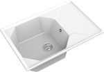 Превью картинка Мраморная мойка GranFest UNIQUE 740L Иней #2