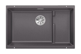 Картинка Blanсo SUBLINE 700-U Level SILGRANIT PuraDur темная скала с отв.арм. InFino