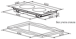 Превью картинка Индукционная варочная панель домино Weissgauff HI 32 BA #9