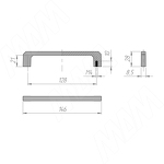 Превью картинка PULSE КАМПАНА Ручка-скоба 128мм, белый матовый, CAMPANA (C-5824.P60 RU) #3
