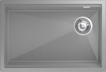 Превью картинка Гранитная мойка Rivelato LINO 654-R 1-чаш 650*440 Серый 803 #1