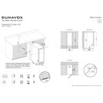 Превью картинка Шкаф винный встраиваемый Винный холодильник (шкаф) компрессорный Dunavox DAUF-17.58DBH #2