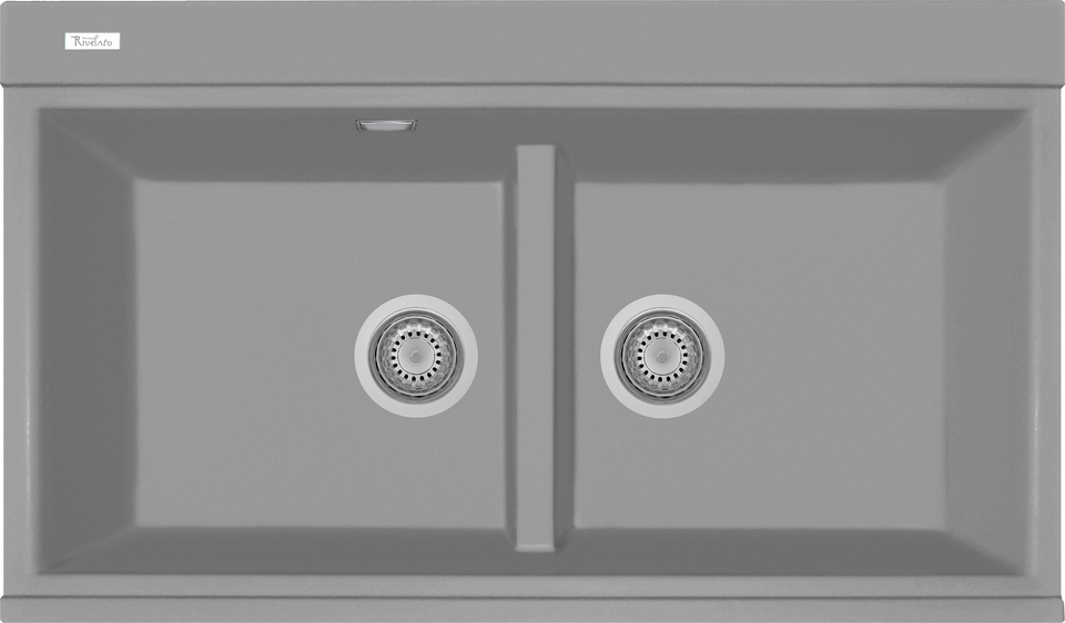Фото Rivelato FONDE 8638-2 2-чаш 860*510 Titanio