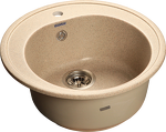 Превью картинка Мраморная мойка GranFest RONDO 510 Песочный #1