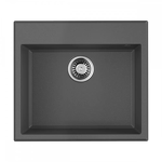 Превью картинка Гранитная мойка Omoikiri Tedori 57-PL Tetogranit/платина #1