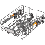 Превью картинка Посудомоечная машина 45см встраиваемая KRONA KASKATA 45 BI V2 #7