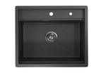Превью картинка Металлическая мойка GRANULA 6051, ЧЕРНЫЙ МАТОВЫЙ #2