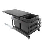 Превью картинка Vibo KOMBI 2.0 MINI M45W Система сортировки и хранения, 2 емкости (16л+16л), креп. фасада, полн.выдв., плавн.закр. направл. Nova Pro, крышка-полка (MKOMBI2GME452SCGMRF) #2