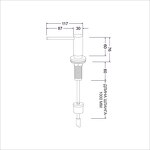 Превью картинка Дозатор EMAR ЕД-405D.PVD Golden #5
