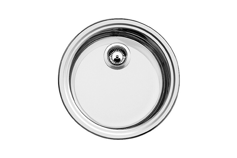 Фото Металлическая мойка Blanсo RONDOSOL нерж. сталь полированная