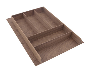 Картинка Деревянный лоток WOODLINE для столовых приборов, ширина фасада 450 мм, 335x459х49 мм, орех