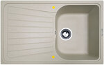 Превью картинка Гранитная мойка Zigmund & Shtain KLASSISCH 790 Речной песок #1