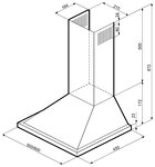 Превью картинка Купольная вытяжка KRONAsteel Bella 500 inox PB #2