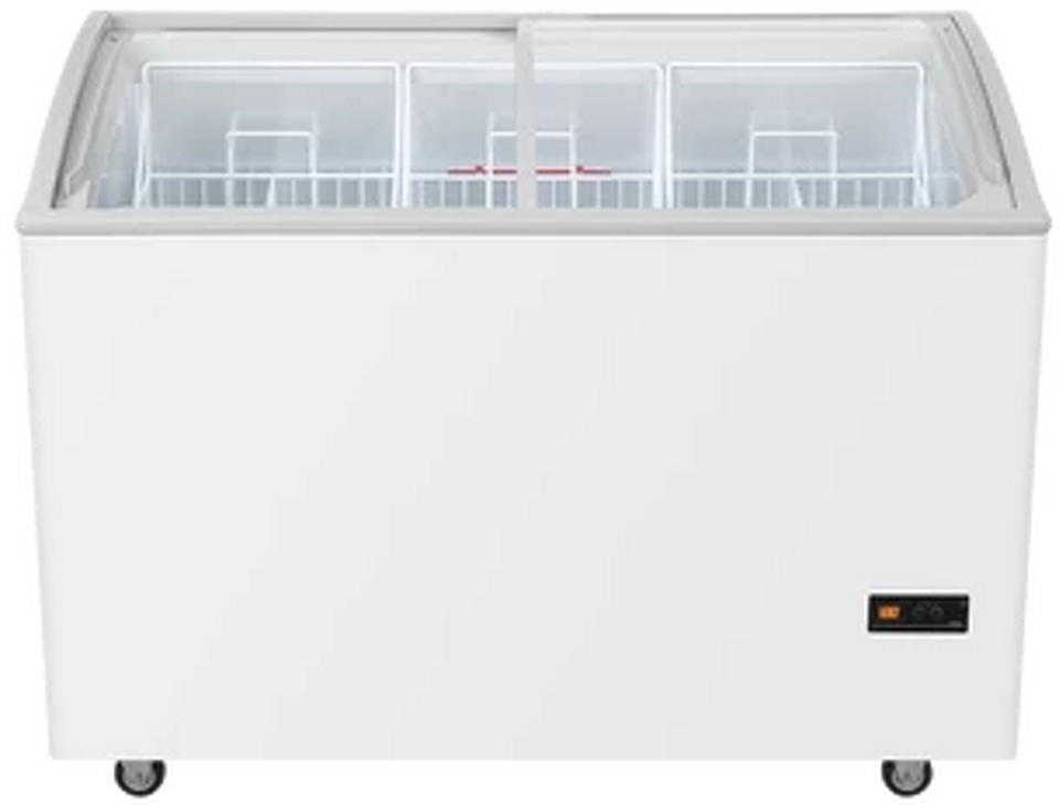 Фото Ларь морозильный  Haier SD-377 с изогнутым стеклом