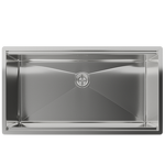 Превью картинка Металлическая мойка Rivelato RINOX 8044 UN нерж.сталь 1 чаши 800*440*200 в комплекте (доска, коландер, рол мат) #2