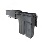 Превью картинка PULSE PROBOX MAX F30 Система сортировки и хранения, 2 емкости (2x16), креп. фасада, полн.выдв., плавн.закр., направл. графит (MBN302-32DGMAX) #3