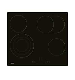 Картинка Lex EVH 642D BL панель стеклокерамическая электрическая