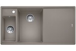Превью картинка Гранитная мойка Blanсo BLANCO AXIA III 6 S серый беж чаша слева, разделочный столик ясень c кл.-авт. InFino® #1