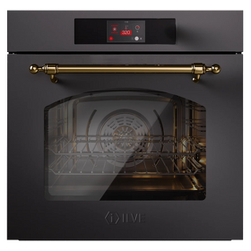 Картинка ILVE Nostalgie OV601NT3/MGG матовый графит (фурн. латунь)