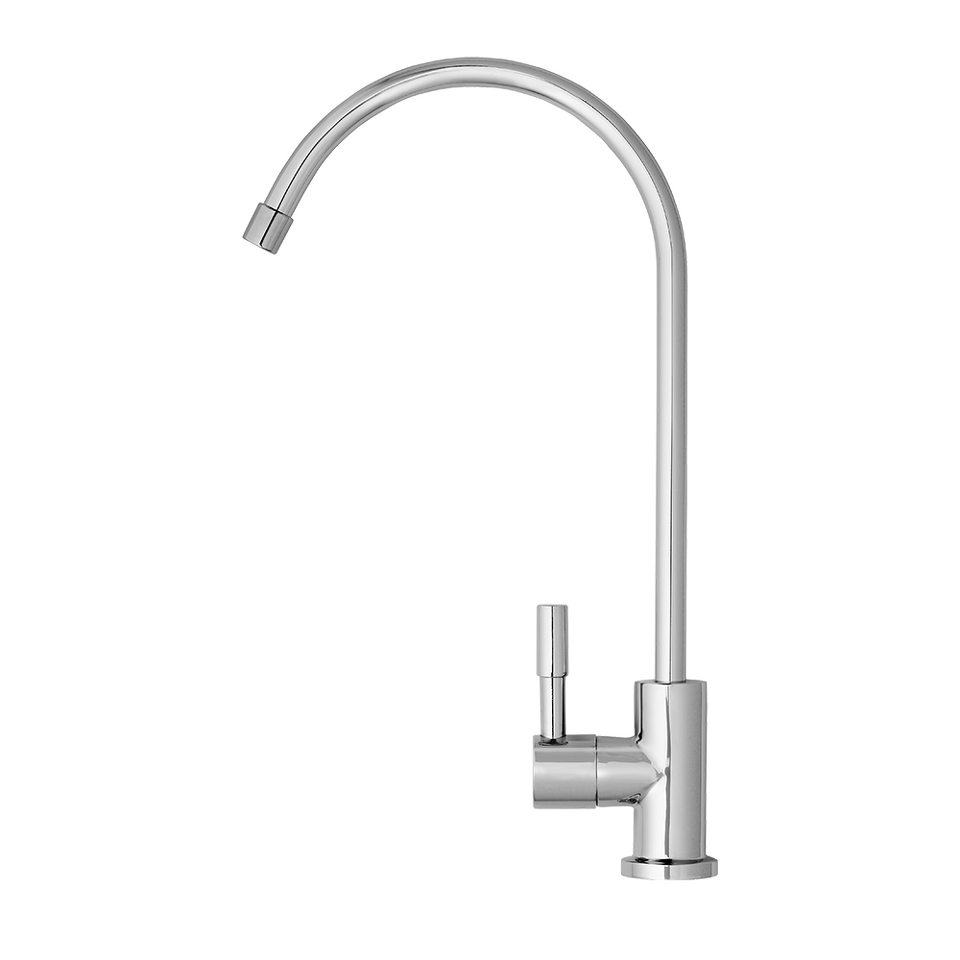 Фото Смеситель для кухни Барьер Кран для чистой воды (цвет - серебро)