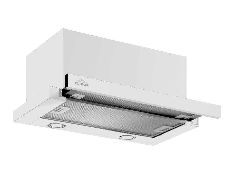 Фото Встраиваемая вытяжка Elikor Интегра S2 60П-700-В2Д белый/белый