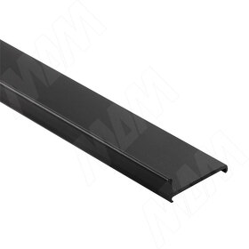 Картинка Zapet Декоративный профиль для 3708 и 2061, с ручкой, черный, L-2600 (B135.323)