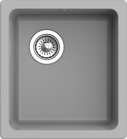 Картинка Rivelato BERKANA 35 подст.монтаж 1-чаш 415*455 grigio metallizzato