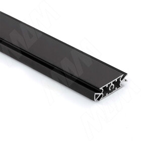 Картинка PULSE SLIM Несущий профиль под светодиодную ленту, черный (анод), L-3000 мм (SL3520PR-BL)